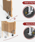 Gate Wheels With Side Brake For Farm Yard Gates And Barn Doors Spring Loaded Gate Casters With 220 Lbs Load Capacity