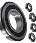 Beefed-Up Front Wheel Bearing Kit Four Pack With C3 High Temp Grease Upgrade For John Deere Gator visible in close-up view