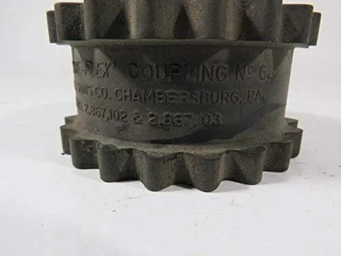 6JE Sleeve Pro Grade Tool Cover for Precision Gear by T.B. Woods, durable construction, front view of gear sleeve cover