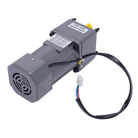 Gear Motor 12 mm Shaft Size 1-Pack Gear Motor 40K Electric for Rotary Equipment, featuring strong housing and wiring