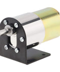 Gear Motor 0.24 in x 0.55 in Shaft Size 1-Pack 12V Motor 100Rpm High for Rotary Equipment with strong housing and smooth gear mesh