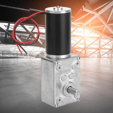 ✝️ Gear Motor 8 mm Shaft Size 1-Pack High Torsion Speed Reduce for Rotary Equipment, close-up view