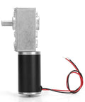 ✝️ Gear Motor 8 mm Shaft Size 1-Pack High Torsion Speed Reduce for Rotary Equipment and Power Transmission shown sideways