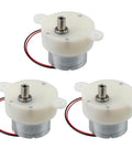 ✝️ Gear Motor 10 mm Shaft Size 3-Pack 100Rpm Gear Motor High for Rotary Equipment and Power Transmission