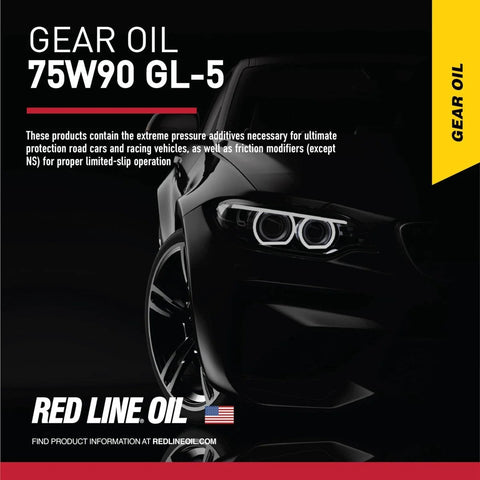 Premium Synthetic Gear Oil 75W90 GL-5 For Hypoid Limited Slip Differentials, Perfect For Cars And Light Trucks, Race-Ready Or Daily Driver