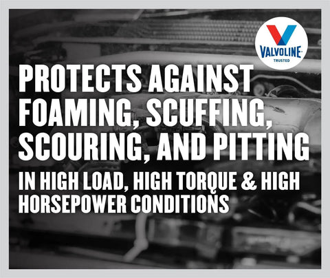 Daily Protection 80W90 Gear Oil for Cars and Trucks ad, protects against foaming, scuffing, and pitting.