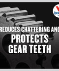 Daily Protection 80W90 Gear Oil for Cars and Trucks, Reduces Noise and Chatter, Protects Gear Teeth with Extreme Pressure Additives