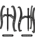 12 Inch Gear Puller Set With 2 Jaw And 3 Jaw Heads Built Tough From Carbon Steel Bearing Puller With Four Single Hole Claws
