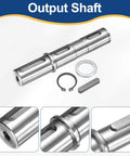 ✝️ Gear Reducer 25 mm Shaft Size 1-Pack Output Single Shaft 25Mm shown with components for rotary equipment and power transmission.