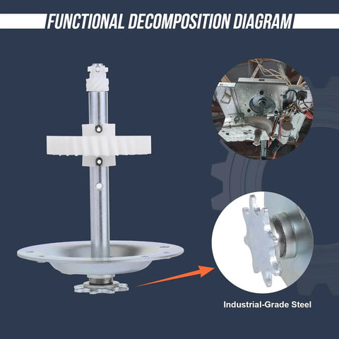 Replacement Gear And Sprocket Kit For Chamberlain Sears Craftsman LiftMaster 41C4220A with industrial-grade steel components.