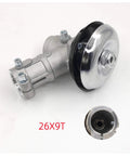 Fit for 26mm 28mm 7T 9T Gear Head Gearbox Accessory 7/9 Teeth Replacement Parts(26X9T) close-up view, showing gear structure