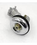 Fit for 26mm 28mm 7T 9T Gear Head Gearbox Accessory 7/9 Teeth Replacement Parts(26X9T), silver metal gearbox part on white background