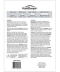 Back packaging of Ultra Quiet Gel Bumpers 104 Piece Variety Pack with installation instructions and sizes.
