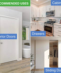 Ultra Quiet Gel Bumpers 104 Piece Variety Pack With Multi Compound Polyurethane Skin And Gel Core for Cabinets, Drawers, Interior Doors, Sliding Doors