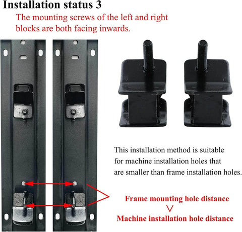 Protect your open-frame generator with this anti vibration rubber mount set, installation guide, suitable for small hole frames.
