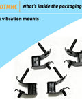 Durable anti vibration rubber mounts reduce generator vibration and noise, four 8mm feet compatible with various generator models