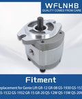WFLNHB 96193GT 96193 Function Pump Hydraulic Gear Pump Replacement for Genie Lift GR-12 GR-08 visible from side view