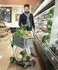 Original German Made Collapsible Cart With Storage Crate Multiuse Folding Trolley For Shopping Hotels Catering Warehouse And Food Service