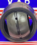 GEZ112ES-2RS Spherical Plain Bearing 1-3/4" x 2-13/16" x 1-17/32" inch, close-up view showing seals and chrome steel body.