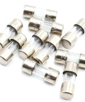 Fast-Blow Mini Fuse F2.5AL, 2.5A 125V Glass Fuse, 10 Pack, clear durable glass fuses for electronics, protective circuit use