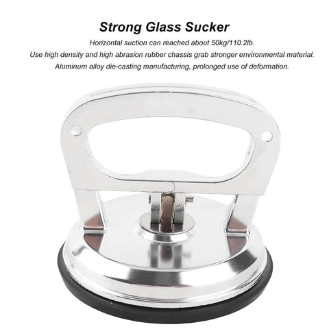 Heavy Duty Glass Suction Cup Lifter 50Kg Vacuum Gripper Sucker Plate Beefed Up Aluminum Alloy Die Cast Construction Single Claw Carrier