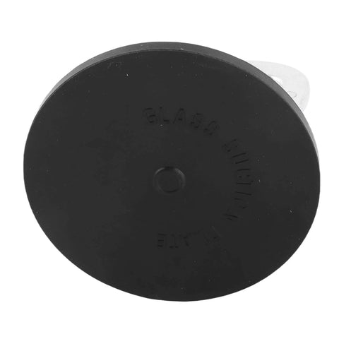 Bottom view of Heavy Duty Glass Suction Cup Lifter 50Kg Vacuum Gripper Sucker Plate, rubber surface with aluminum handle visible