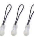 3 In 1 Nylon Zipper Puller Replacement Pack For Backpacks And Clothing Glow In The Dark Grey Pull Tabs Durable Nylon Construction