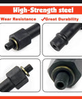 Transmission Oil Fill Adapter For GM 8L90 8 Speed Transmissions Precise Pan Thread Filling With J 45096 TransFlow, steel build details