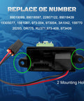 HVAC Blower Motor Resistor For GM Trucks And SUVs With Manual AC Control Easy Install Front View