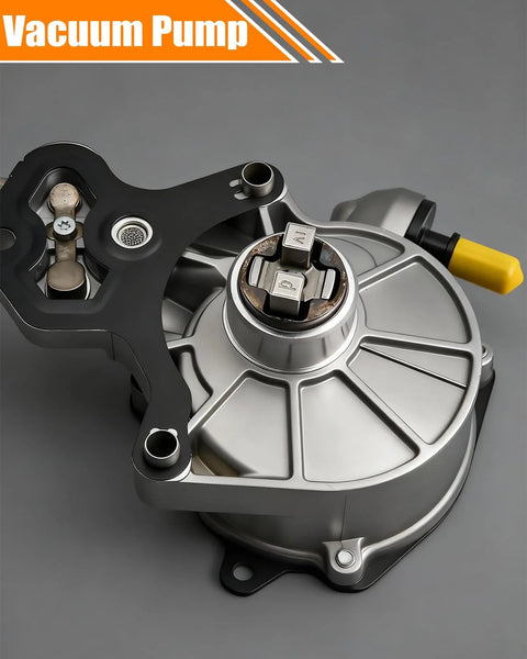 Built To Last Brake Vacuum Pump Replacement OEM 12686657 For Chevy Impala 2014 2019 detailed view on gray background.