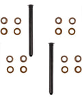 Set Of 4 Door Hinge Pin And Bushing Kits For General Motors Vehicles Replacement Parts For GM Cars And Trucks, laid out.
