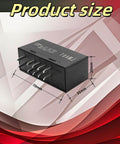 LED Flasher Relay For Hazard Warning And Turn Signals, Hyper Flash Fix Module Blinker dimensions