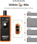 GM TPMS Relearn Tool for 2006-2024 Chevy Buick GMC Opel Cadillac Vehicles 315/433 MHz with instructions diagram