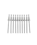 Trim Clip Studs 10Pcs For Buick Cadillac Pontiac GMC Window Regulator Rivets lined up front view.