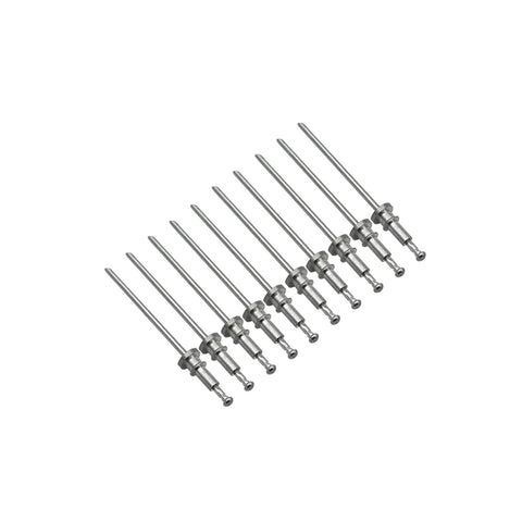 Window Regulator Rivets 10 Pcs Trim Clip Set Fits GM Chevy GMC Buick Cadillac arranged in a row