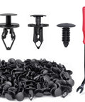 3 In 1 GM Fender Liner Clips And Push Pin Kit 40 Pc Replacement Fasteners for GMC Buick Trucks with red removal tool