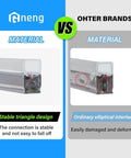 Comparison of Gneng stable triangle design vs ordinary elliptical interface in LED light fixtures