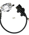 Brake master cylinder and hose for 1" Steel Live Axle with 18x9.5-8 Tubeless Wheels Tires Rim and Chain Sprocket on Go Kart.