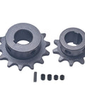 Go Kart Jackshaft Sprocket Pair 14 Tooth And 10 Tooth For 40 41 420 Chain With Three Quarter Inch Bore And Three Sixteenth Inch Keyway