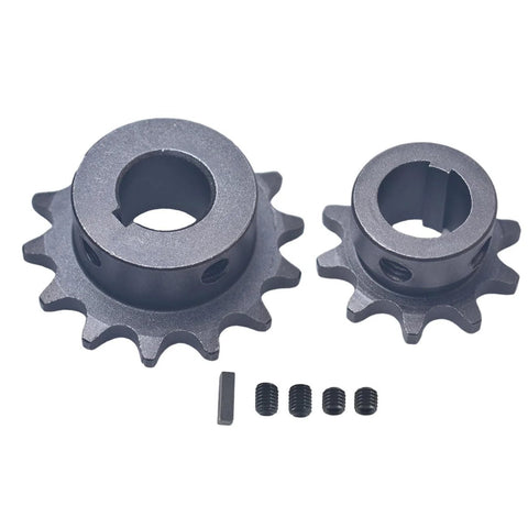 Go Kart Jackshaft Sprocket Pair 14 Tooth And 10 Tooth For 40 41 420 Chain With Three Quarter Inch Bore And Three Sixteenth Inch Keyway