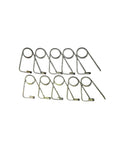 Image of a Twenty Reusable Cotter Pins Kit For Go Kart Racing Including Ten Small 1.125 Inch Pins And Ten Large 1.5 Inch Pins Wheel Hub Clips.