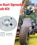 Rear Steel Sprocket Drum Brake Hub With One Inch Bore And One Quarter Inch Keyway Plus Hardware Kit For Predator 212cc And 196cc Go Karts Drift Trikes And Dune Buggies