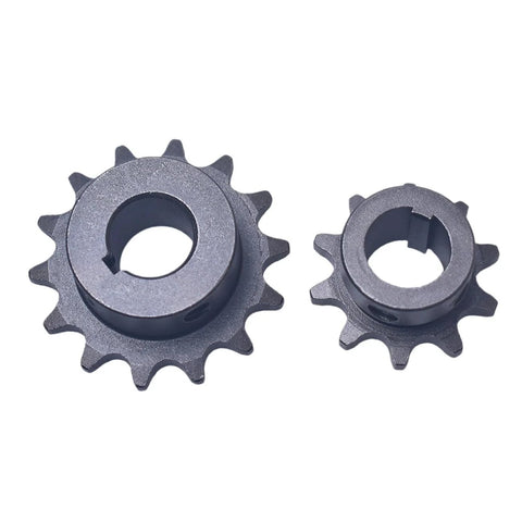 Go Kart Jackshaft Sprocket Pair 14 Tooth And 10 Tooth For 40 41 420 Chain With Three Quarter Inch Bore And Three Sixteenth Inch Keyway