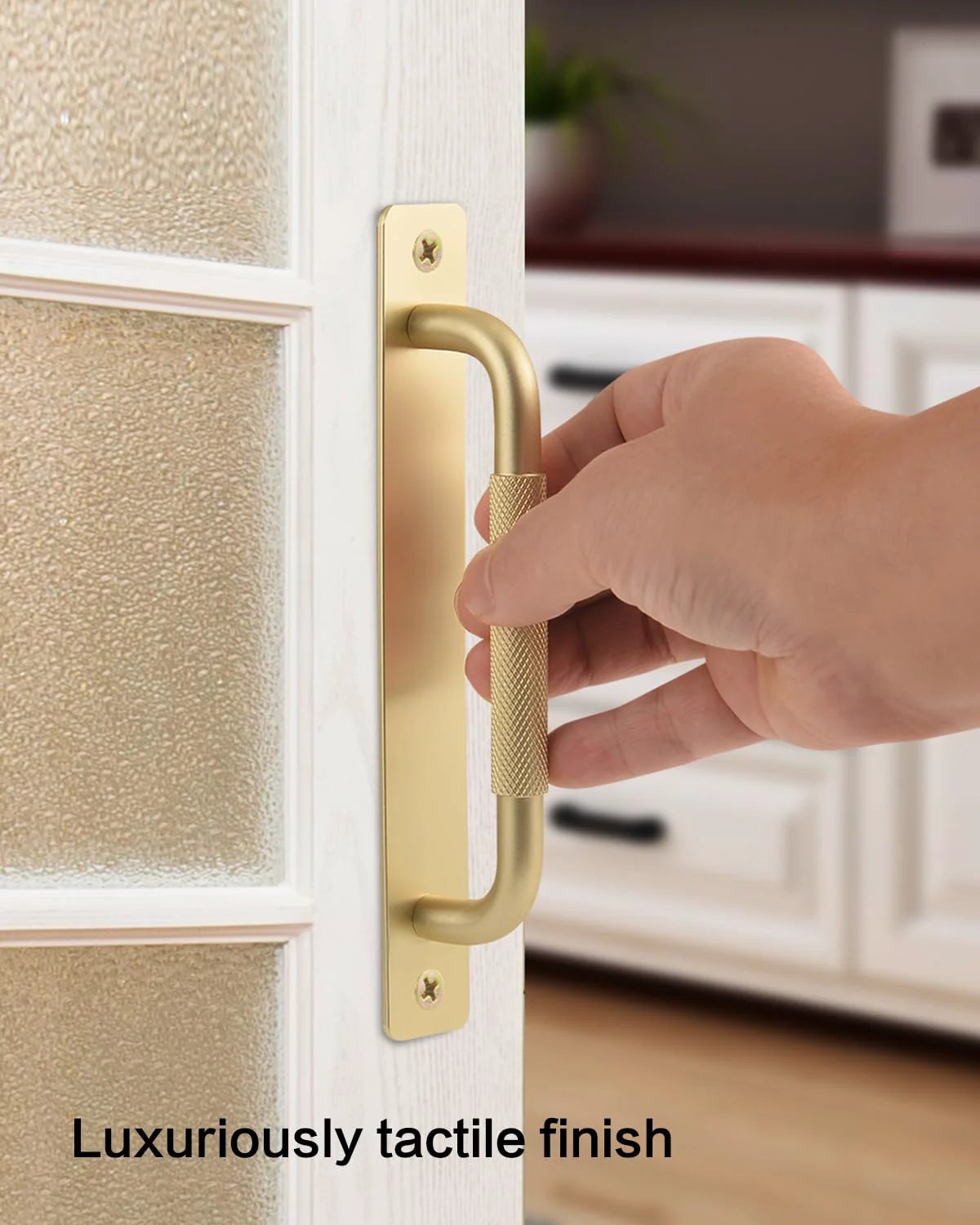 Gold 7-Inch Barn Door Handles - Easy Install ✓