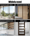 Widely used 2 Piece Sliding Barn Door Closet Handles Set With Gold Coating on various doors