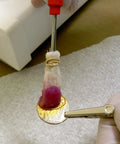 Brush Plating Kit With 24K Gold Solution Complete Gold Plating System For Precise Finishes in use on a metal surface