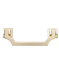 Gold Brushed Cabinet Handles Pulls Set Of 4 Zinc Alloy Drawer Knobs with 96mm hole center, textured copper wire drawing surface