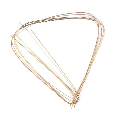 Gold Soldering Wire Set For Jewelry Making - Four Copper Wires In 0.5mm, 0.7mm, 1.0mm, And 1.5mm, low temperature welding rods