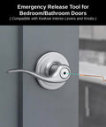 Gold Finish Ten Pack Emergency Pins For Kwikset Privacy Bedroom And Bathroom Door Levers And Knobs Compatible With Kwikset Interior Privacy Doors With Small Center Access Hole Durable Steel Release Tools For Quick Access And Safe Unlocking Ten Pack