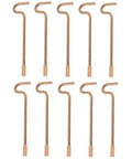 Gold Finish Ten Pack Emergency Pins For Kwikset Privacy Bedroom And Bathroom Door Levers And Knobs Compatible With Kwikset Interior Privacy Doors With Small Center Access Hole Durable Steel Release Tools For Quick Access And Safe Unlocking Ten Pack